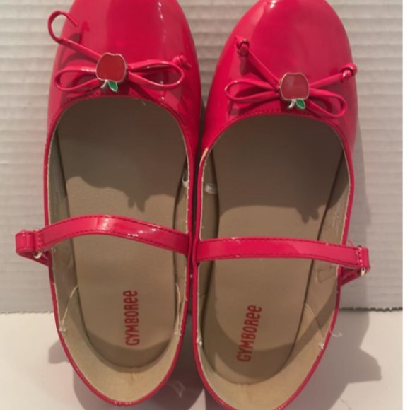 Vibrant Pink Patent Flats by Gymboree - Size 1 (youth)  for Girls - Picture 8 of 9
